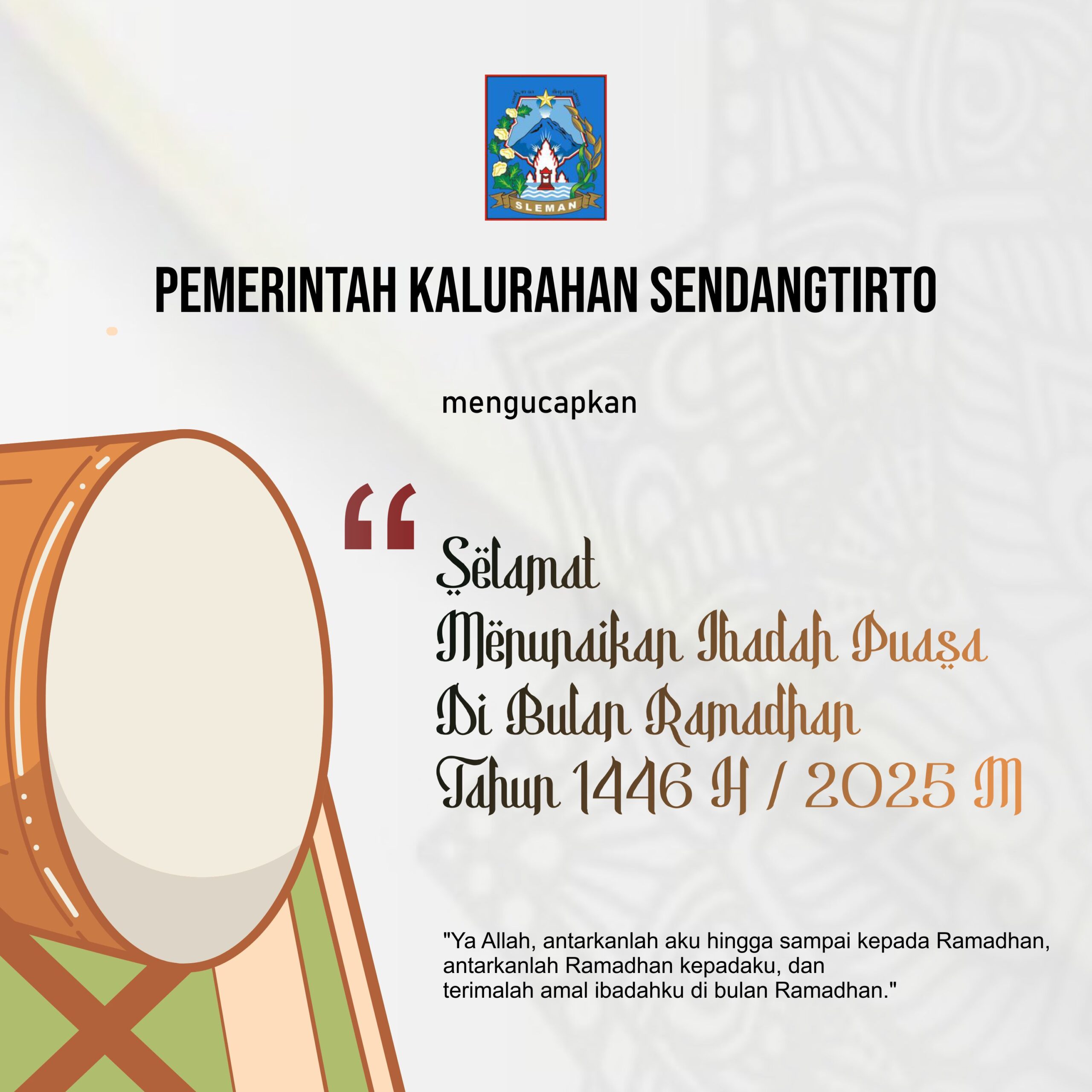 SELAMAT MENJALANKAN IBADAH PUASA 1446 H