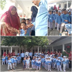 Murid TK KB Khasanah Gelar Silaturahmi ke Kantor Lurah Sendangtirto