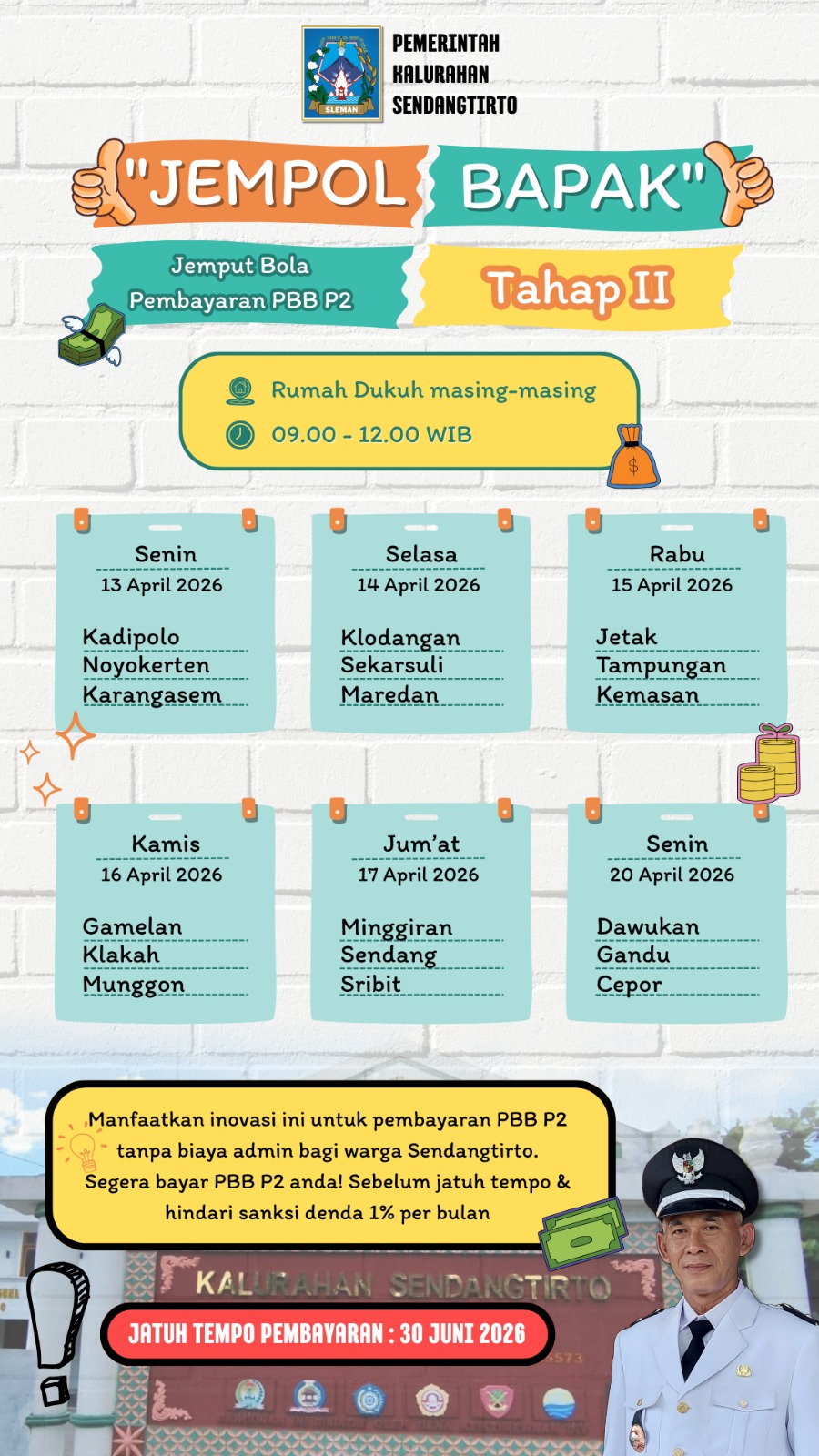 JADWAL JEMPUT BOLA PBB Tahap 2