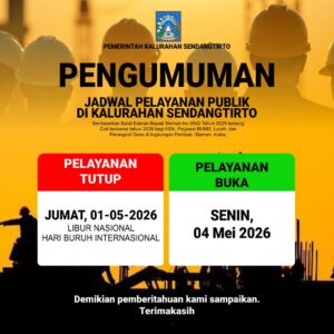 PENGUMUNAN LIBUR PELAYANAN PUBLIK