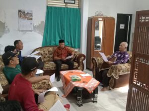 Lurah Sendangtirto Lakukan Evaluasi Internal Capaian Kinerja SAKIP Kalurahan