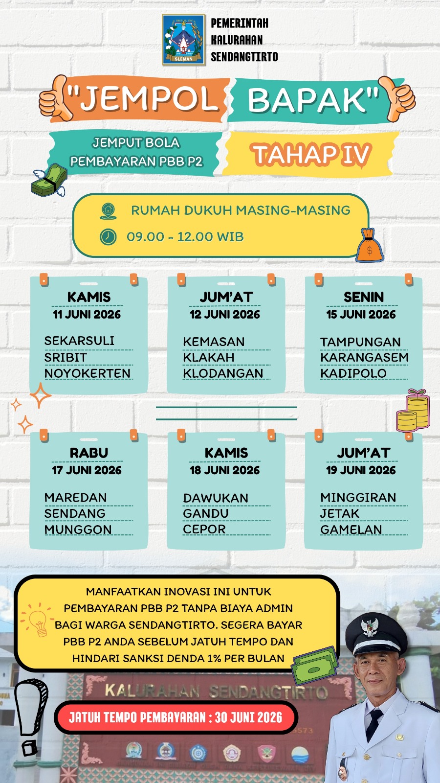 JADWAL JEMPUT BOLA PBB P2 TAHAP IV