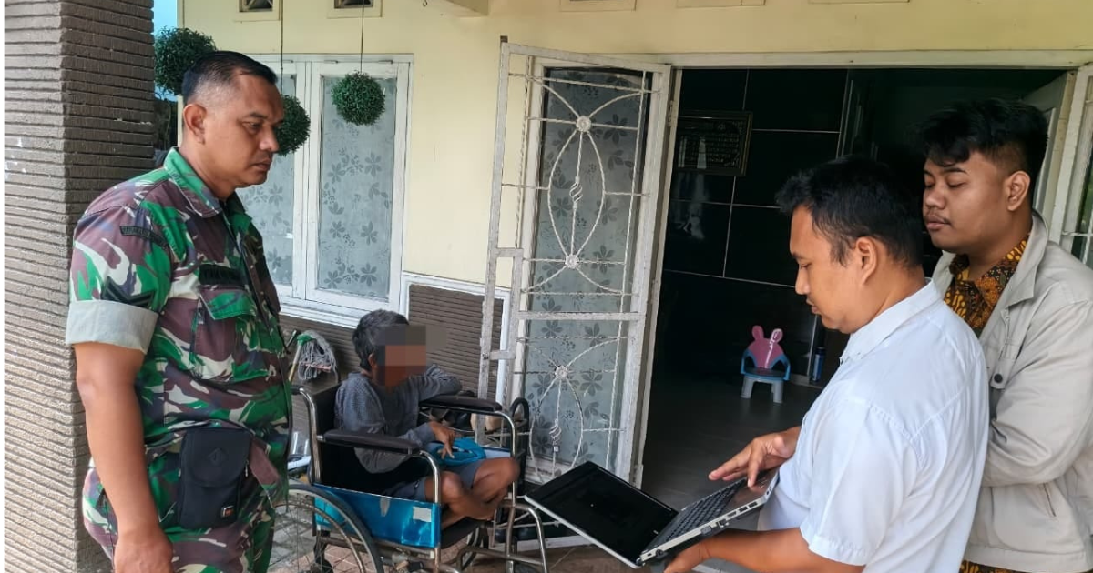 Pelayanan Jemput Bola Rekam E-KTP Penyandang Disabilitas