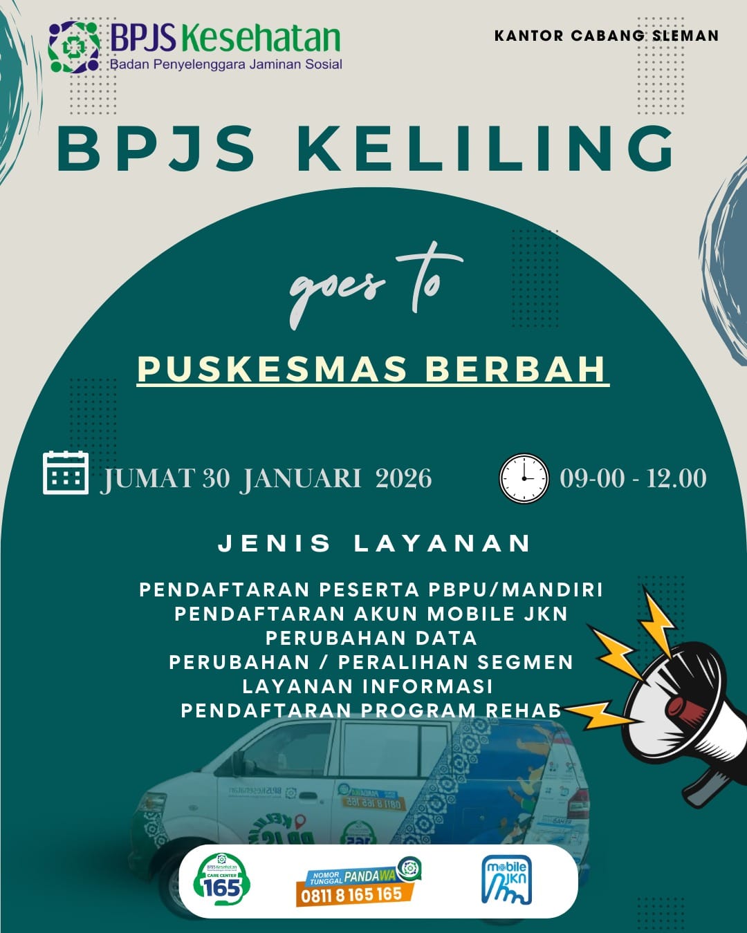 BPJS Keliling di Puskesmas Berbah