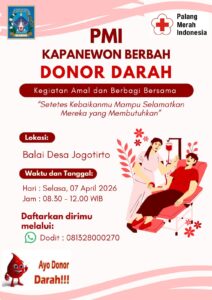 Donor Darah Kapanewon Berbah