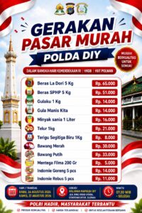 Gerakan Pasar Murah Polda DIY