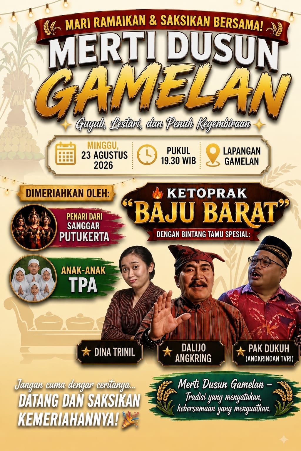 Merti Dusun Gamelan