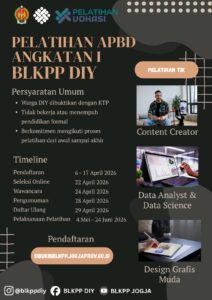 Pelatihan APBD Angkatan I BLKPP DIY