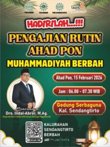 Pengajian Rutin Ahad Pon Muhammadiyah Berbah