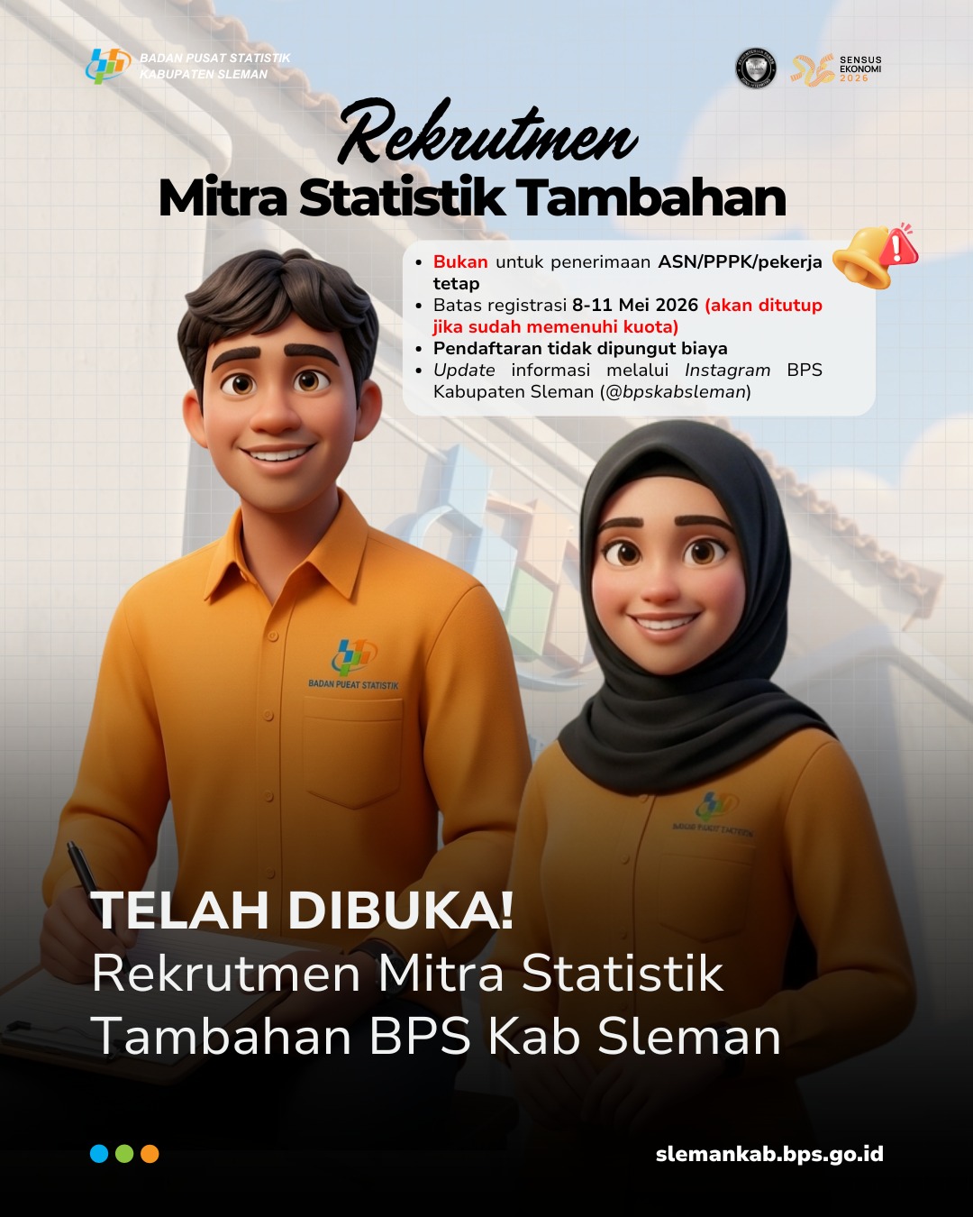 Rekrutmen Mitra Statistik Tambahan